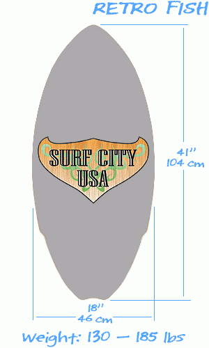 Build a custom board like this Retro Fish example.