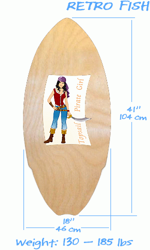 Build a custom board like this Retro Fish example.