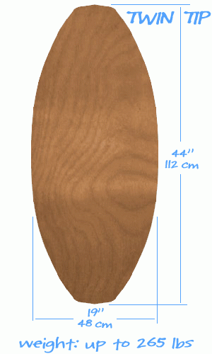 Build a custom board like this TWIN TIP example.