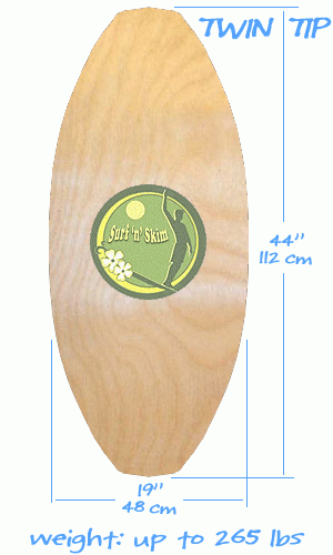 Build a custom board like this TWIN TIP example.