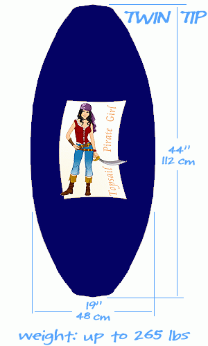 Build a custom board like this TWIN TIP example.