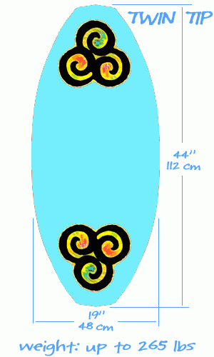 Build a custom board like this TWIN TIP example.