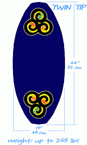 Build a custom board like this TWIN TIP example.